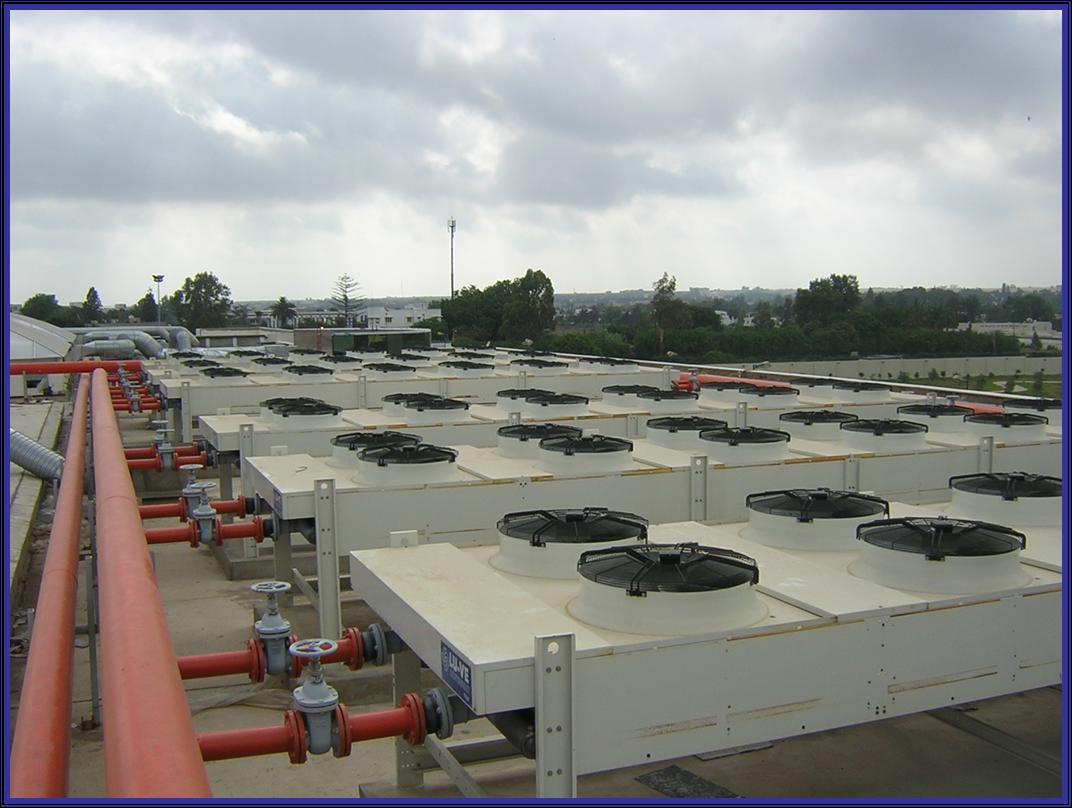 SHOPPING AND ENTERTAINMENT CENTRE - Rabat - Maroc
SHL dry coolers for the first ice skating rink in Maroc.